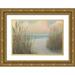 Wiens James 24x17 Gold Ornate Wood Framed with Double Matting Museum Art Print Titled - Beach Trail I