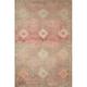 Justina Blakeney x Loloi Malik Collection Dove / Sunset Contemporary Area Rug 2 -6 x 7 -6