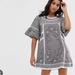 Free People Dresses | Nwt Free People Sunny Day Dress In Black/White Gingham, Size Small | Color: Black/White | Size: S