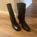 Nine West Shoes | Black Leather Nine West Boots | Color: Black | Size: 9