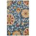 SAFAVIEH Blossom BLM401N Handmade Navy / Multi Rug