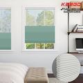 Keego Day and Night Cordless Cellular Shade Adjustable Dual Use Honeycomb Window Blinds Light Filtering Sheer and Blackout Powder Blue 23.0 w x 48 h