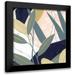 Popp Grace 15x15 Black Modern Framed Museum Art Print Titled - Flores Noche III