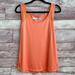 Columbia Tops | Columbia 'Freezer Coil' Light Orange Mesh Strap Scoop Neck Active Tank Top | Color: Orange | Size: L