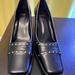 Coach Shoes | Coach Shoes 6.5 Us Harlee Calf A3630 Square Toe Leather Pumps Black | Color: Black/Tan | Size: 6.5