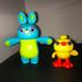 Disney Toys | Disney Pixar Toy Story 4 Bunny And Ducky True Talkers Interactive No Batteries | Color: Blue/Yellow | Size: One Size