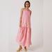 Anthropologie Dresses | Anthropologie Beatrice B Square-Neck Midi Dress Size Xl | Color: Pink | Size: Xl