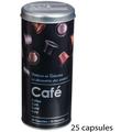 5five - boîte à café capsules métal black edition noir - Noir
