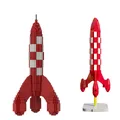 Kit de blocs de construction de fusée de lune spatiale MOC pour Tintin Fire Arrow Rocket briques de