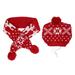 1 Set Creative Pet Hat Christmas Cartoon Pet Scarf Hat Pet Costume Pet Supplies