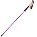 Straight Handle Folding Trekking Poles with Aluminum Alloy Lightweight Hiking Stick Five Section Walking Stick