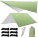 Fangsheng Camping Tent Tarp 10â€�X10â€� Sun Shelter Hammock Rain Fly 1 Pack Green