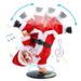 Deago Singing Dancing Santa Claus Christmas Inverted Rotating Santa Claus Xmas Electric Musical Dolls Plush Toy Ornaments Xmas for Kids