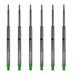Monteverde Ballpoint Pen Refill Medium Point Green Ink 6 Pack (W133GN)