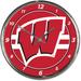 WinCraft Wisconsin Badgers Chrome Wall Clock