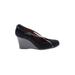 Donald J Pliner Wedges: Black Solid Shoes - Women's Size 8 - Closed Toe