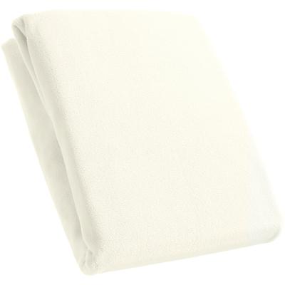 Spannbettlaken KUM "Mikrofaser-Fleece Spannbetttuch", beige (natur), B:90-100cm L:200cm, Microfaser-Fleece, Obermaterial: 100% Polyester, Laken, Spannbettlaken Image