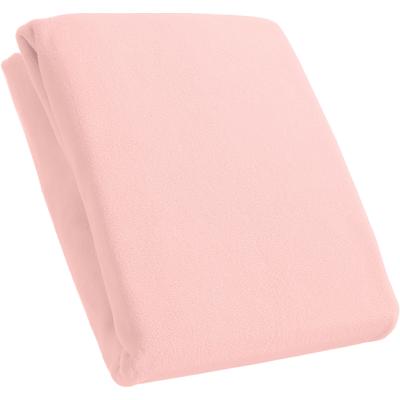 Spannbettlaken KUM "Mikrofaser-Fleece Spannbetttuch", rosa, B:180-200cm L:200cm, Microfaser-Fleece, Obermaterial: 100% Polyester, Laken, Spannbettlaken Image