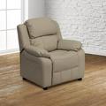 Isabelle & Max™ Degeorge Deluxe Padded Contemporary Recliner w/ Storage Arms in Brown | 33 H x 25 W x 39 D in | Wayfair