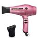 Bundle 2: (1) Turbo Power Twin Turbo 3200 Hair Dryer Pink and (1) M Hair Designs Hot Blow Attachment Black