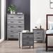 Union Rustic Hirad 2 Drawer 31.5" W Dresser Wood in Gray | 48.3 H x 31.5 W x 16 D in | Wayfair DE7EBBE9DAC74C47BB6D84CAB3E1B854