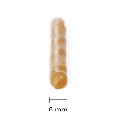 Barkoo Kaurollen gedreht (Rinderhaut) ca. 12,5 cm, Ø 5 mm - Sparpaket: 4 x 100 Stück ( 2,8 kg)