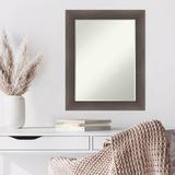 Millwood Pines Anette Petite Beveled Wall Mirror Wood in Brown | 28.75 H x 22.75 W x 1 D in | Wayfair 2561D506A13D4B7D97C50223FA68556B
