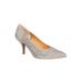 Wide Width Women's Rishna Pump by J. Renee in Pewter (Size 11 W)