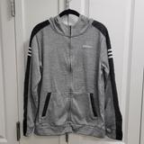 Adidas Shirts & Tops | Boy's Adidas Gray & Black Zip-Up Hoodie In Size Xl (18/20) | Color: Black/Gray | Size: Xlb