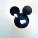 Disney Storage & Organization | Disney Mickey Mouse Iconic Headshape Trinket Cotton Jar Bathroom Accessory | Color: Black | Size: 5” Wide X 5” X 3.5” Deep