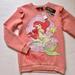 Disney Tops | New With Tags Disney Ariel Pink Sweatshirt Size S | Color: Pink | Size: S