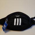 Adidas Bags | Brand New Adidas Black Original 3 Stripes Waist Pack | Color: Black | Size: Os