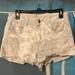 American Eagle Outfitters Shorts | American Eagle Outfitters High Rise Shortie Jean Shorts Grayish Size 10 | Color: Gray/White | Size: 10