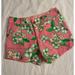 Lilly Pulitzer Shorts | Lilly Pulitzer Pink Tootie Callahan Shorts Size 0 Pink Green White | Color: Pink | Size: 0