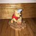 Disney Other | Disney Winnie The Pooh Hip Hip Poohray For Birthdays Figurine | Color: Red/Yellow | Size: Normal