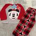 Disney Pajamas | Christmas Pajamas Set Toddler | Color: Red | Size: 2tg