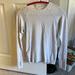 Lululemon Athletica Tops | Lululemon White Long Sleeve Printed T Shirt, Size 6 | Color: White | Size: 6