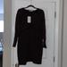 Zara Dresses | Holiday Sweater Dress | Color: Black/Gold/Purple | Size: L