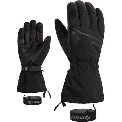 ZIENER Herren Handschuhe GARNI AS(R) AW glove ski alpine, Größe 8,5 in Schwarz