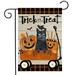 Trick Or Treat Wagon Halloween Garden Flag Primitive 12.5 x 18 Briarwood Lane