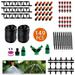 Pkeoh Diy 149Pc Irrigation System Kit Drip Kit Garden Timer Tubing Hose Watering Drip Kits Tool Kit With Drill Multicolor