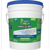 Green Gobbler 96% Pure Calcium Chloride Snow & Ice Melt Pellets | Concrete Safe Ice Melt (35 lb Pail)