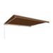 Awntech DM8-US-TER 8 ft. Destin with Hood Manual Retractable Awning Terra Cotta - 84 in.
