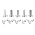 Square Head Bolt 20 Pack M6x20mm Carbon Steel Grade 4.8 Square Screws