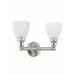 2 Light Bathroom Light in Traditional Style 15.5 inches Wide By 10 inches High-Polished Chrome Finish Bailey Street Home 218-Bel-1653395