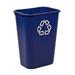 10.38 Gal. Blue Large Deskside Recycling Bin (D)
