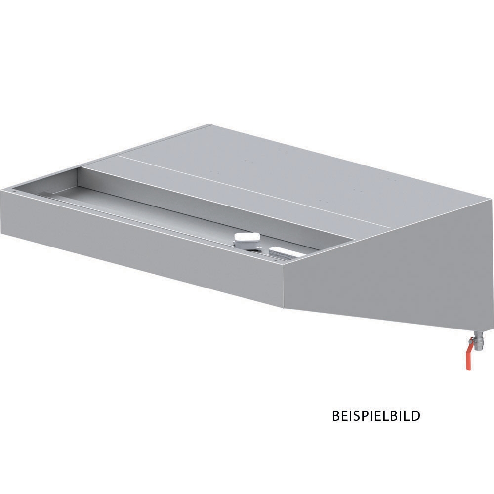 Stalgast Wandhaube "Basic Line", Schrägform 1800 mm x 900 mm mit Flammschutzfilter Typ B Image