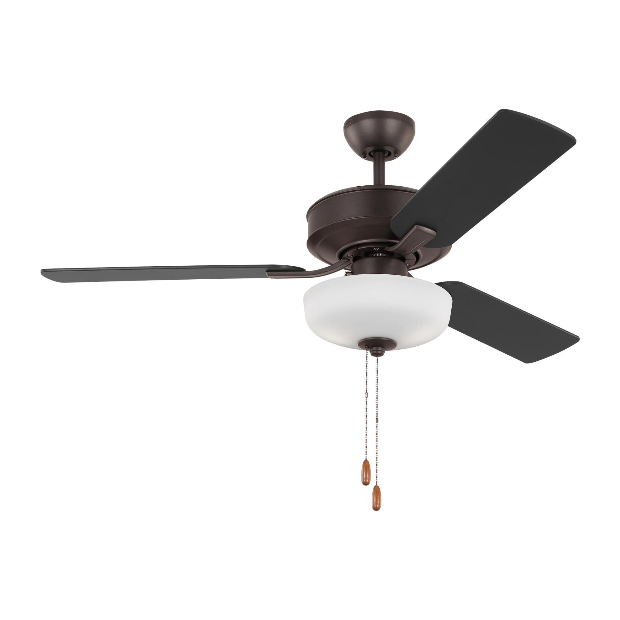Generation Lighting Linden 48 Inch Ceiling Fan with Light Kit - 3LD48BZD