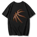 T-shirt de basket-ball pour hommes streetwear passionné de basket-ball t-shirt personnalisé