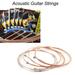 6pcs/set Acoustic Guitar color String Rainbow Copper Wire Guitarist Stringed Instruments Parts Clearance